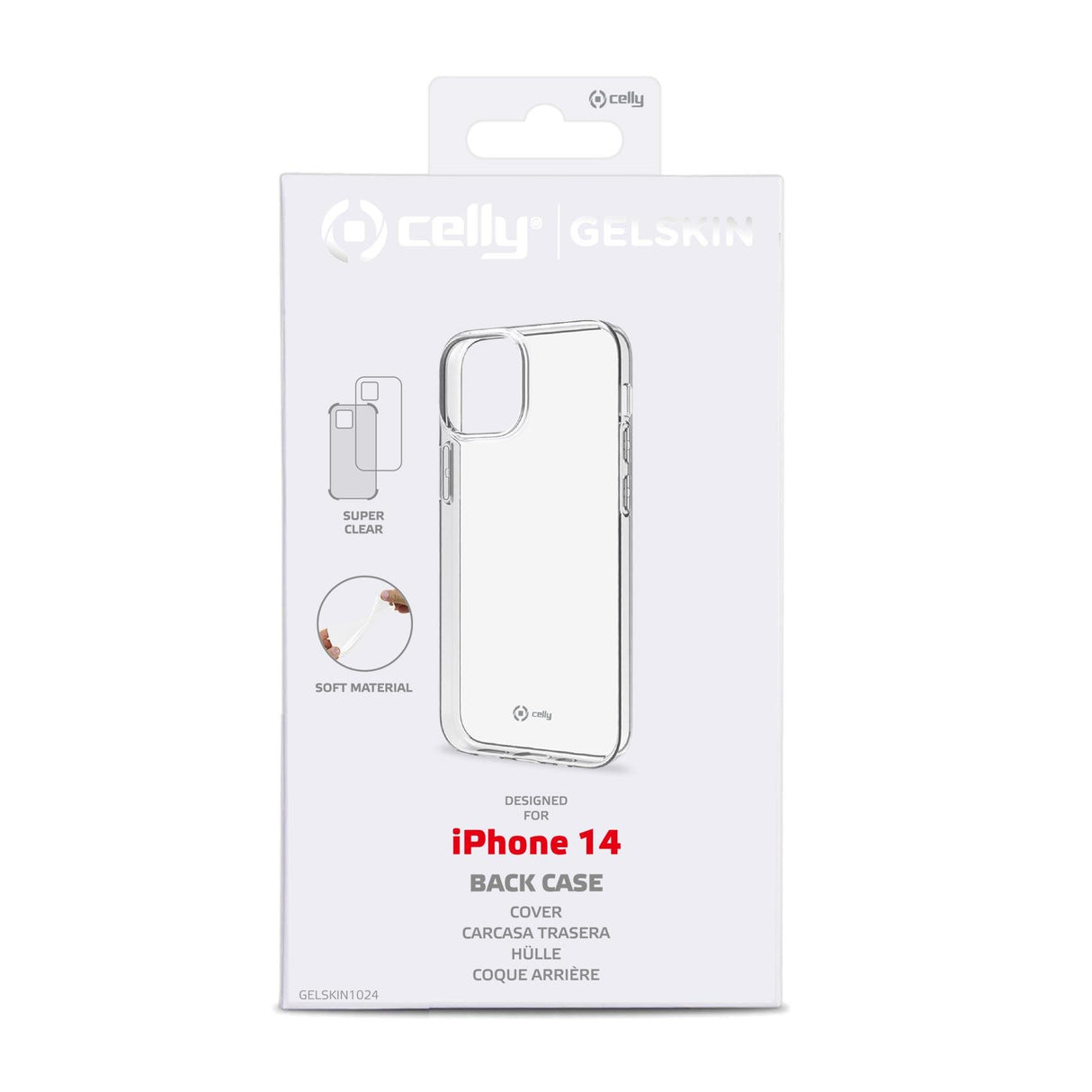 EAN 8021735196662 - Celly Gelskin funda para teléfono móvil 15,5 cm (6.1") Transparente imagen 2