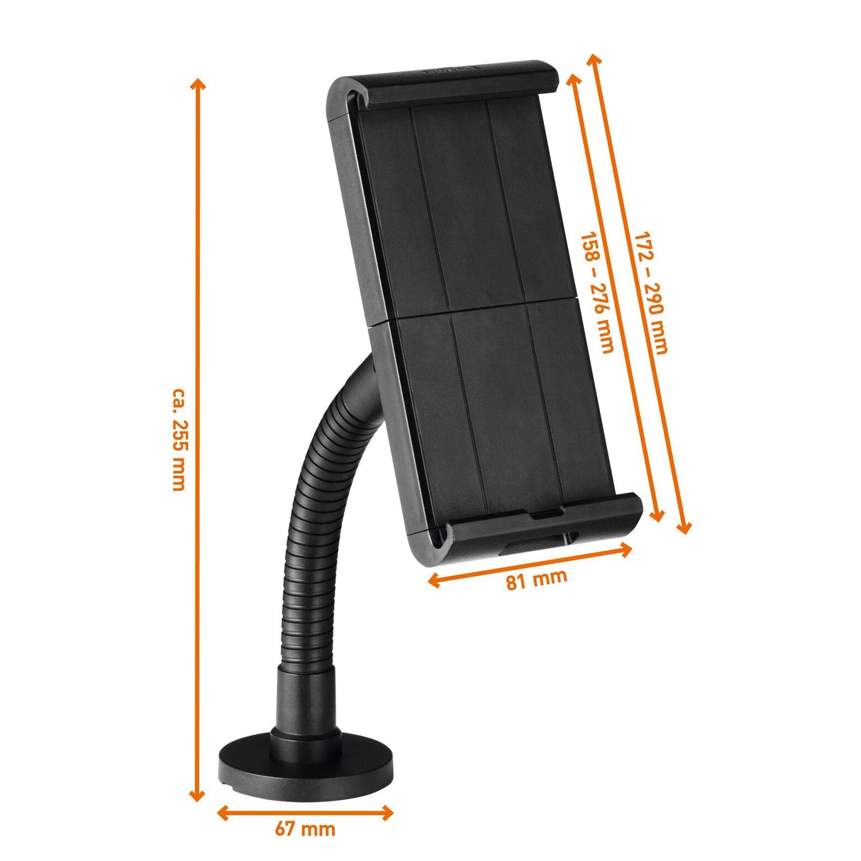 Durable Tablethalterung Tough Wall Table 7-13'' -8mm Voll Beweglich
