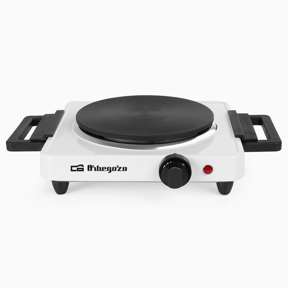 Orbegozo Pe 2715 Placa Electrica Plegable - Potente Y Segura Para Cocinar Con Comodidad En Cualquier Lugar - Asas