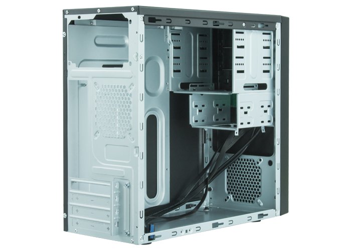 EAN 0753263075536 - Chieftec ATX mini-tour alu brossé SECC Torre Negro imagen 5