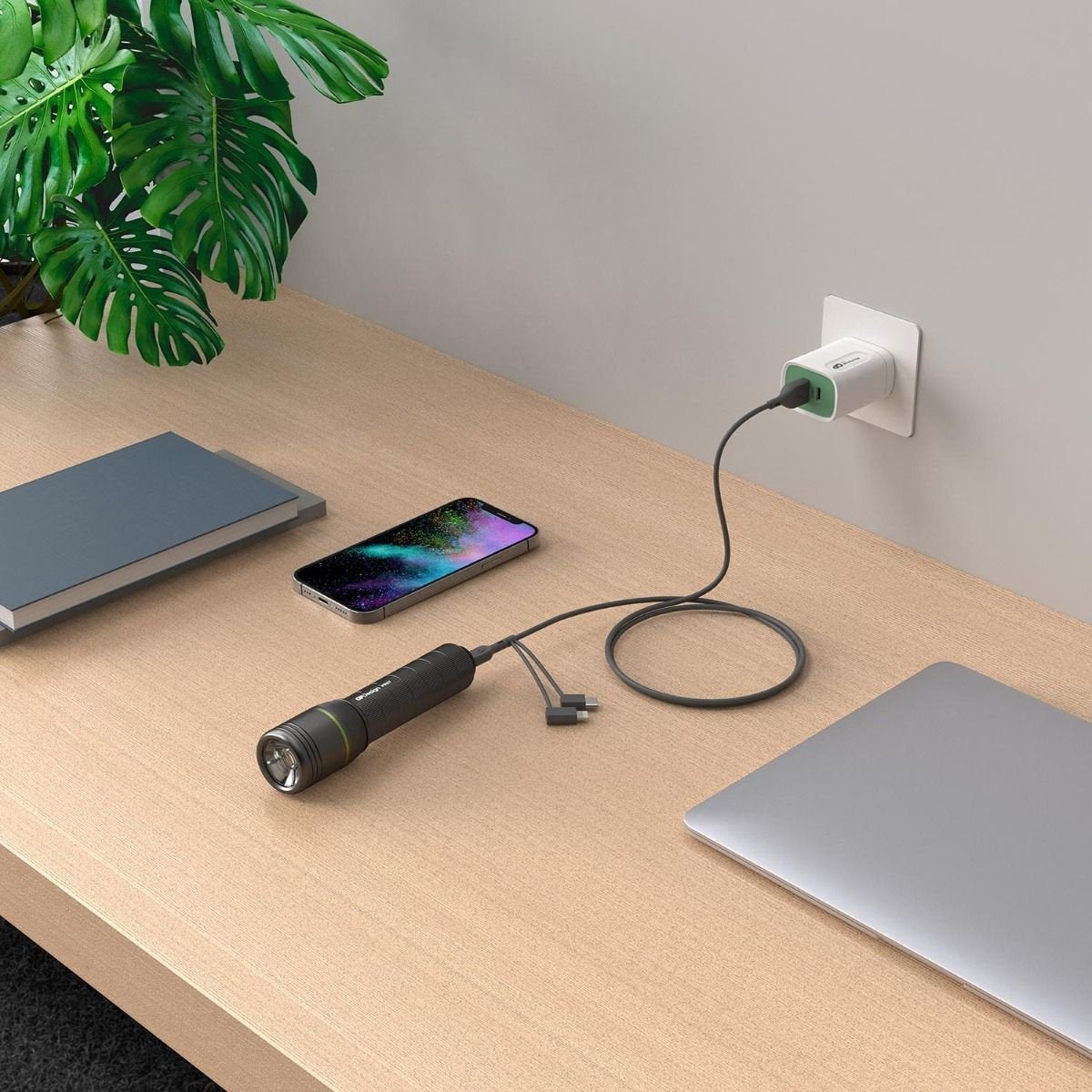 EAN 4891199206313 - GP Batteries CY1N cable USB 1 m USB A USB C/Micro-USB B/Lightning Gris imagen 6