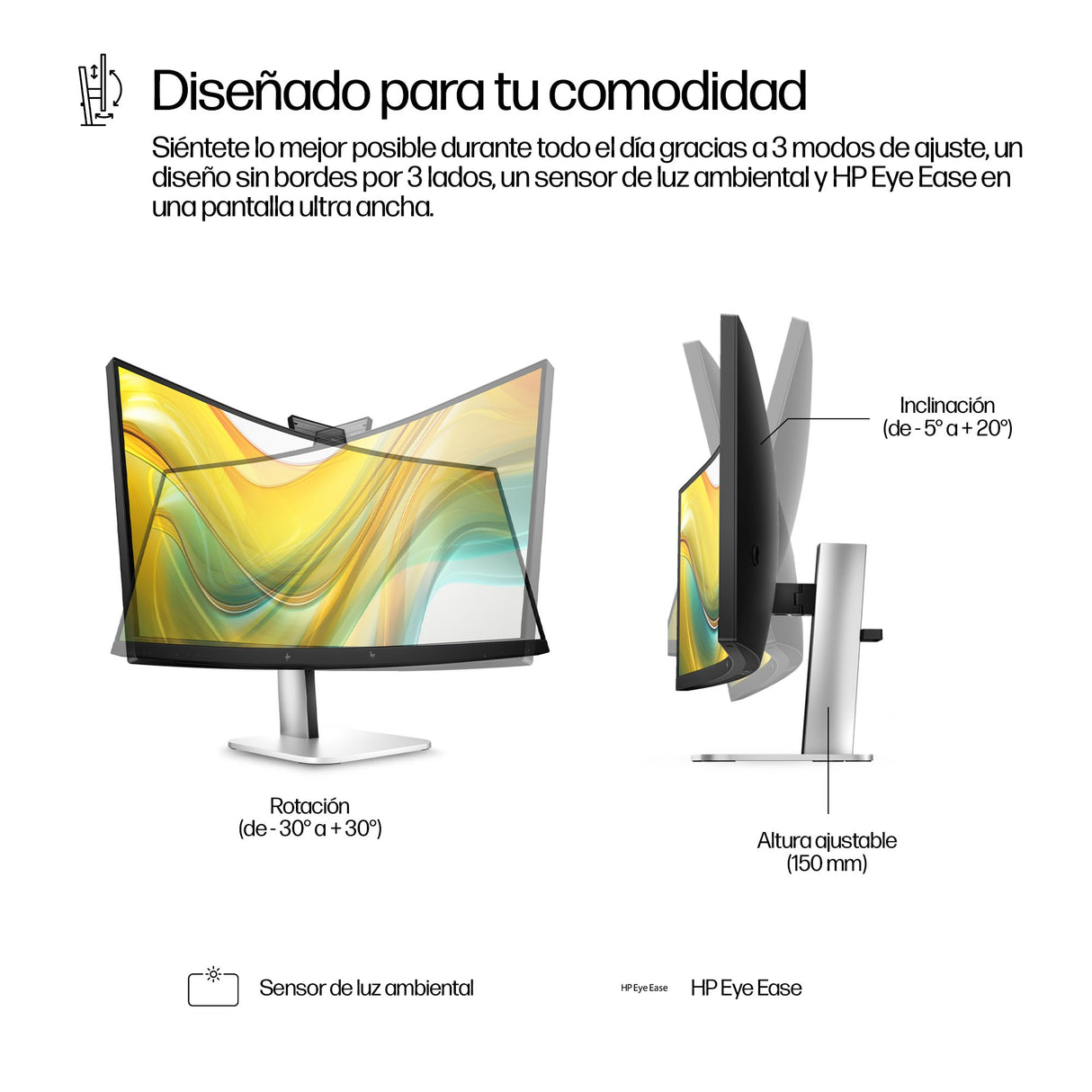 EAN 5715063749630 - HP Series 5 Pro 534pm pantalla para PC 86,4 cm (34") 3440 x 1440 Pixeles Wide Quad HD LCD Negro imagen 7