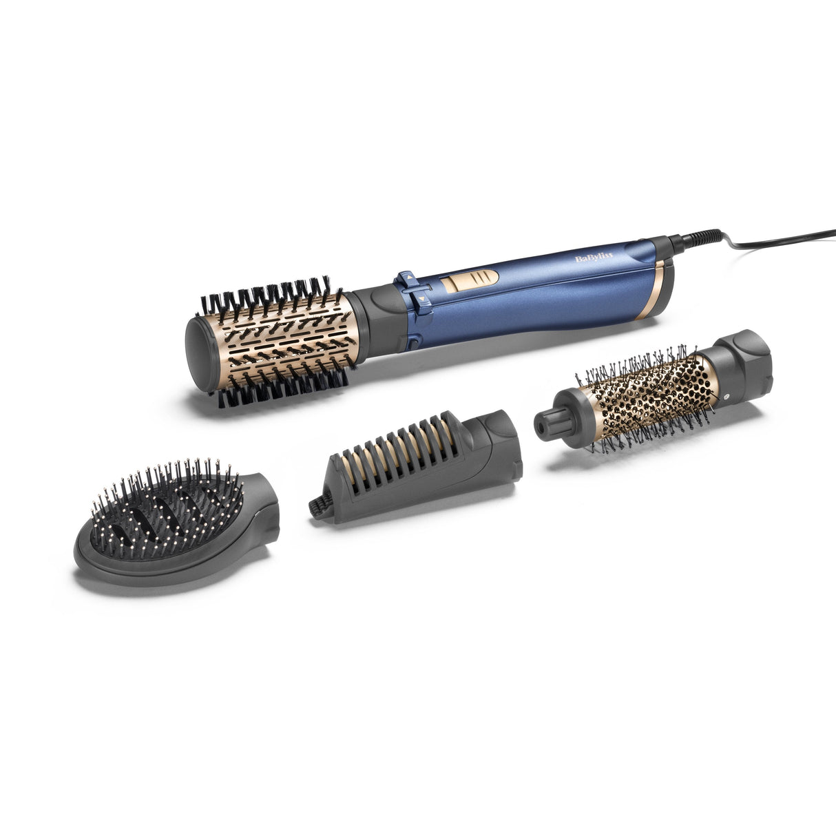 EAN 3030050185812 - BaByliss AS965E Utensilio de peinado Cepillo de aire caliente Caliente Oro, Verde azulado 1000 W 2,5 m imagen 12