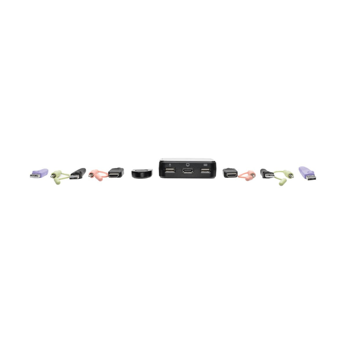 Cable Kvm Eaton 2-Port Usb Hd Switch With Audio Video