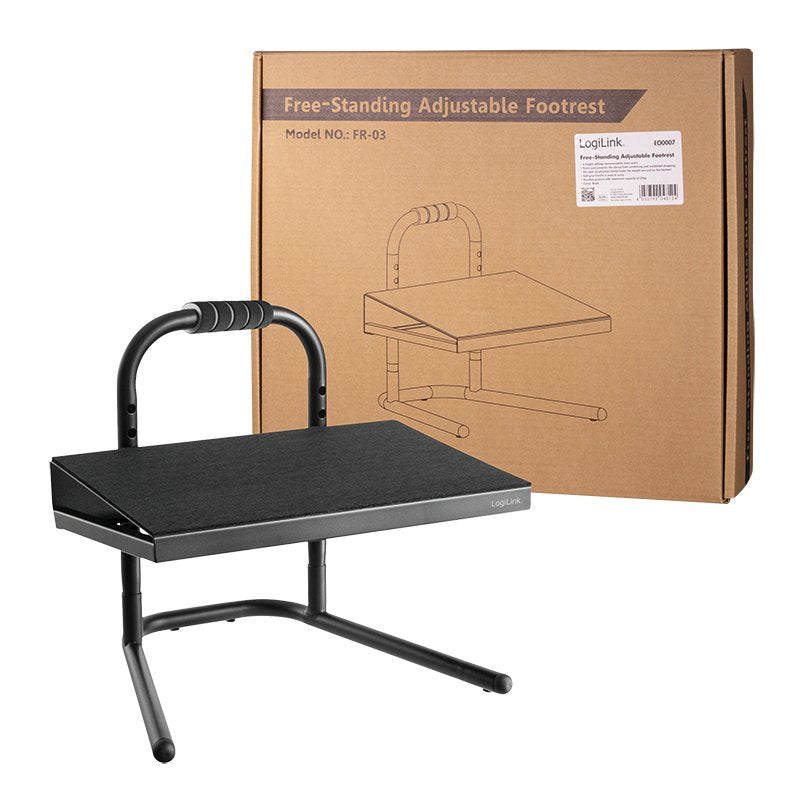 Logilink Eo0007 Soporte Para El Apoyo De Pies Negro