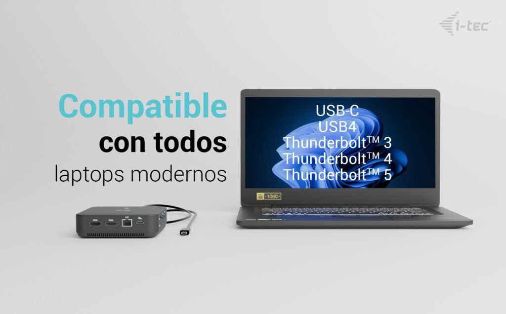 EAN 8595611707476 - i-tec USB-C DP Dual HDMI Docking Station with Power Delivery 100 W + Universal Charger 100W imagen 6