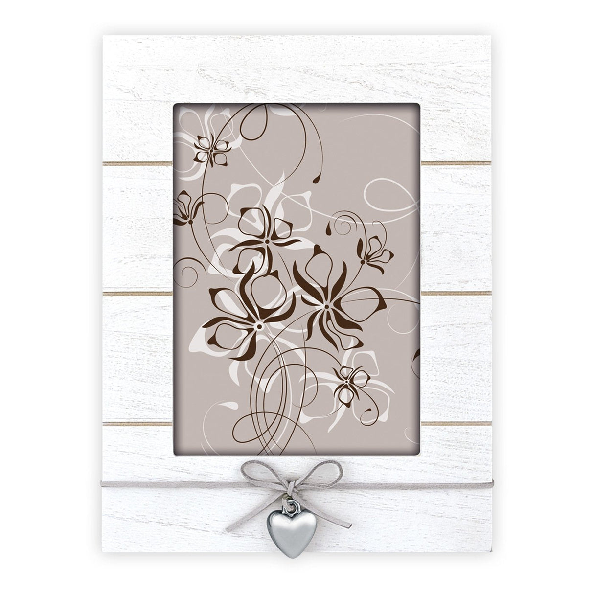 Marco Fotos Zep Arial Vertikal 13x18 Madera Retrato Blanco Xd557v