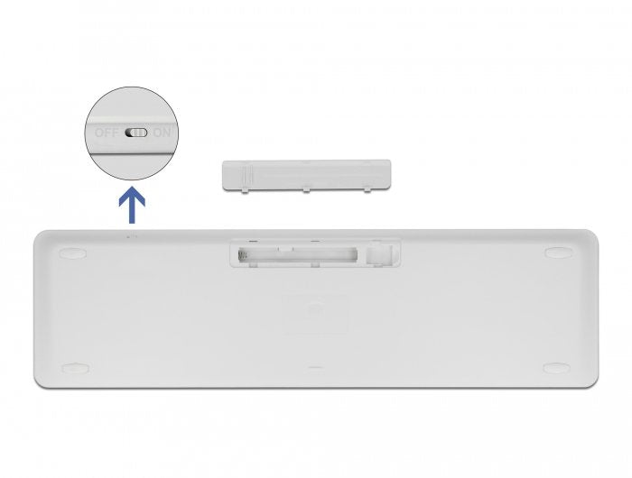 EAN 4043619127030 - DeLOCK 12703 teclado Ratón incluido Universal RF inalámbrico QWERTZ Alemán imagen 6