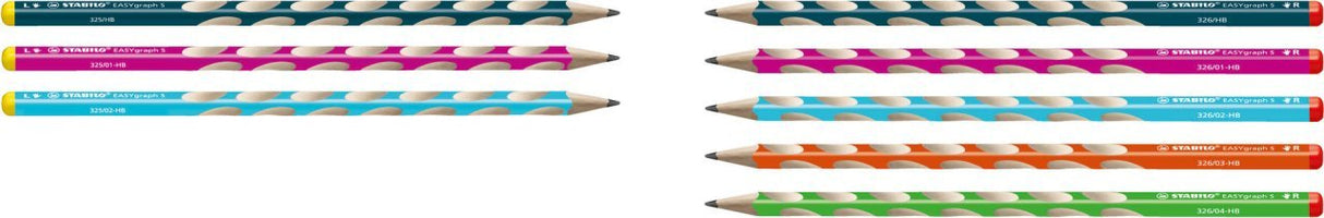 Stabilo Lapiz Easygraph S Diestros 326 Hb Petróleo -12u-