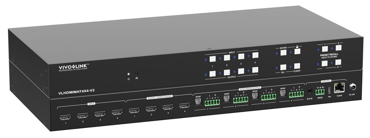 EAN 5715328167407 - Vivolink HDMI 2.0 4x4, Matrix Fast switcher w/GUI and RS232 control imagen 4