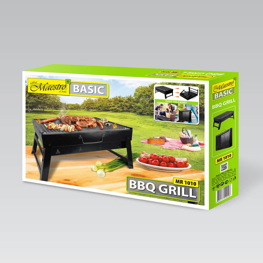 EAN 4820177149298 - Maestro MR-1010 barbacoa y parrilla al aire libre Chimenea Carbón vegetal + Leña Negro imagen 6