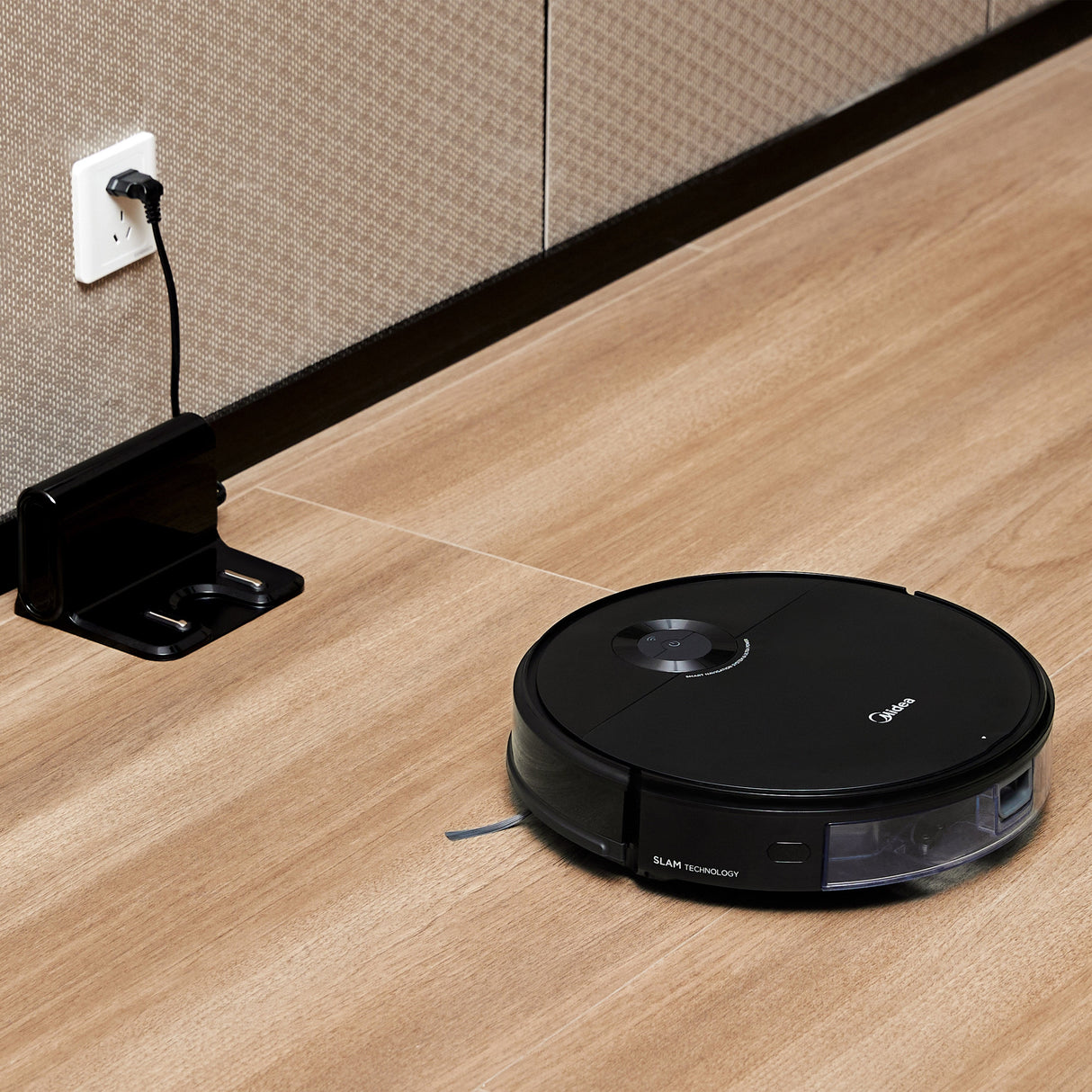 Aspiradora Midea I5c(Bk) Robotizada 0,25 L Sin Bolsa Negro