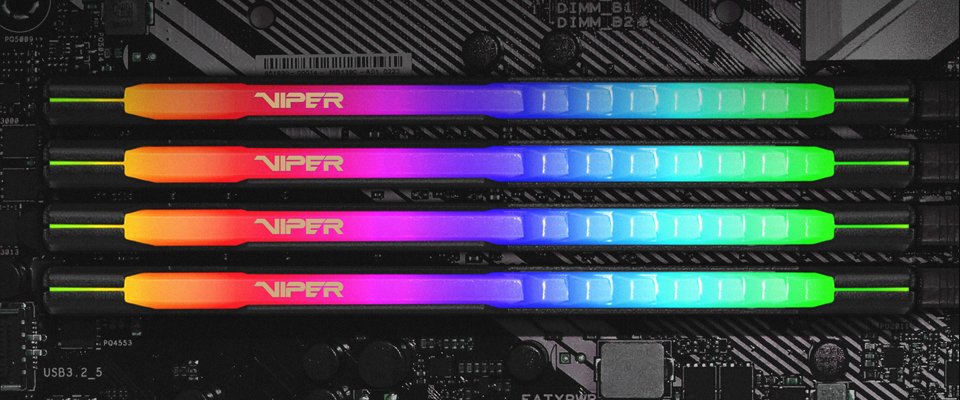 Memoria Ram Patriot Viper Steel Rgb Series Ddr4 16gb 2x8gb Kit 3600mhz Dimm