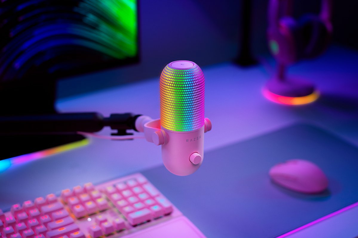 EAN 8887910000489 - Razer Seiren V3 Chroma Rosa Micrófono para PC imagen 3