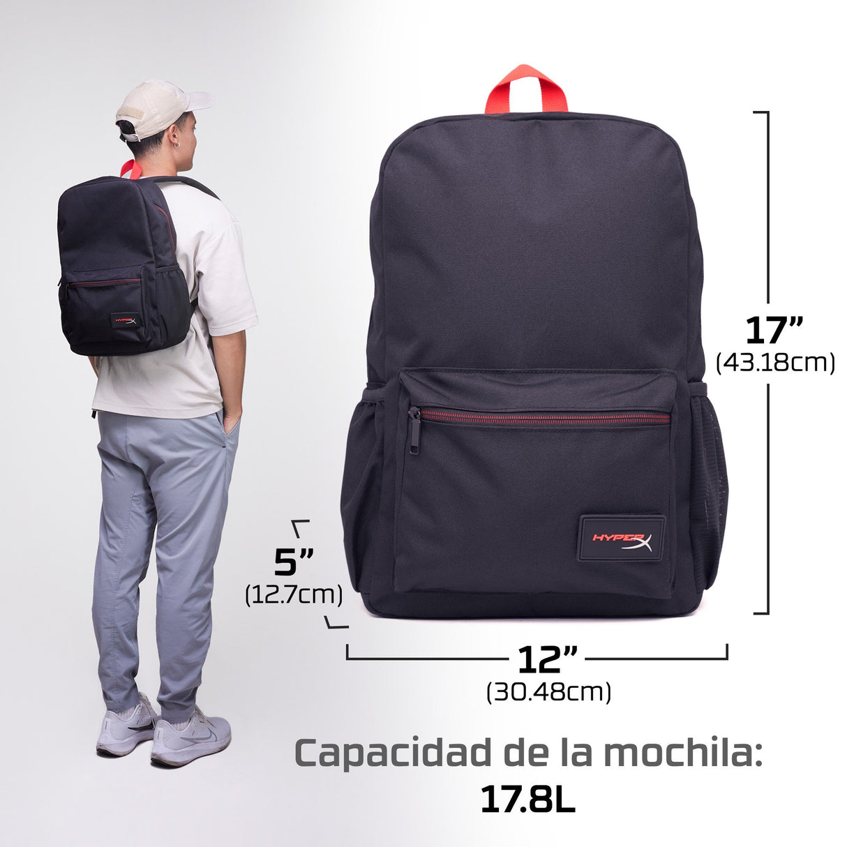 EAN 0197192827147 - HyperX Delta 40,9 cm (16.1") Negro, Rojo imagen 2