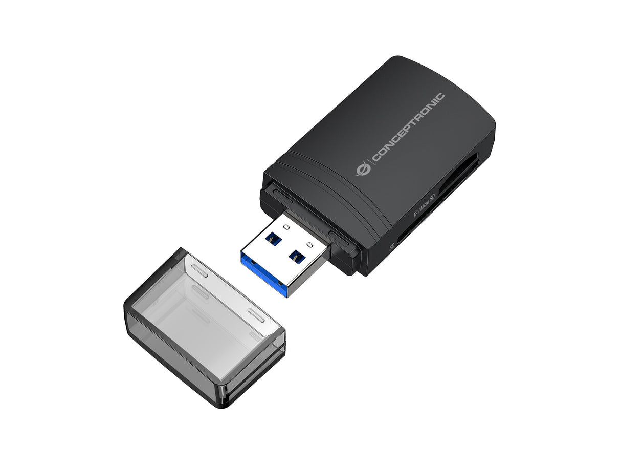 Card Reader Externo Conceptronic Bian06b Usb 3.0 Sd/Sdhc/Sdxc Microsd/Tflash