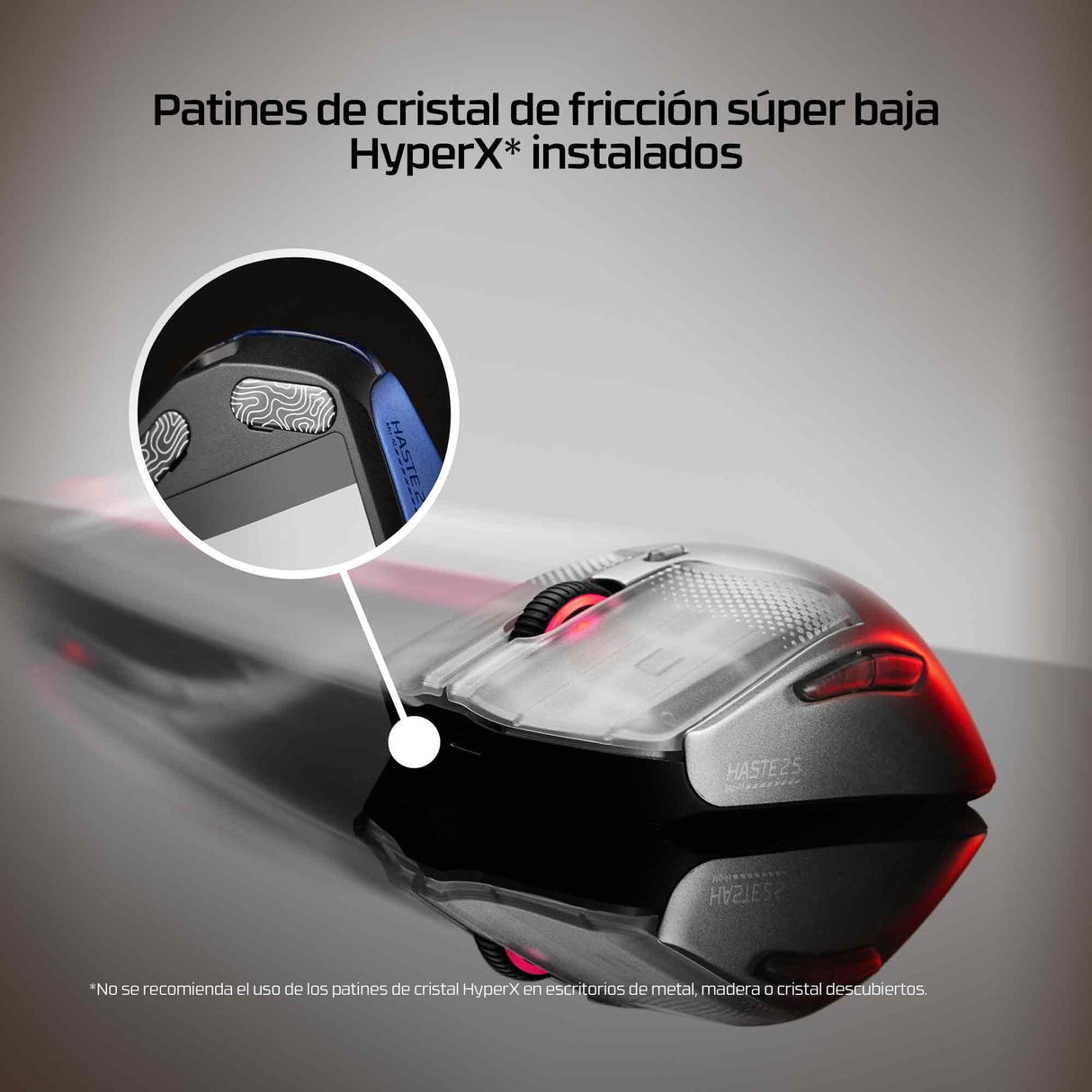 EAN 197961217414 - HyperX Pulsefire Haste 2 S Wireless Navy Gaming Mouse ratón Juego Ambidextro RF Wireless + Bluetooth + USB imagen 10