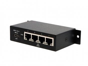 Usb 3.2 Gen 1 A 4x Ethernet Gigabit Inkl.Usb-C-Cable Adaptador Din-Rail-K.