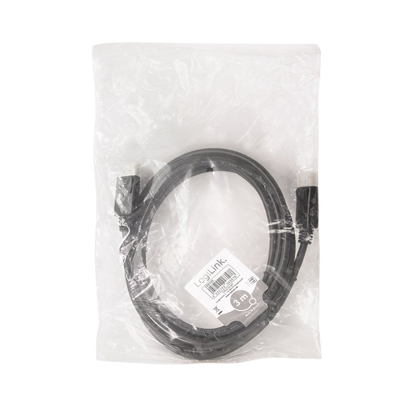 EAN 4052792063578 - LogiLink CD0102 cable DisplayPort 3 m Negro imagen 5