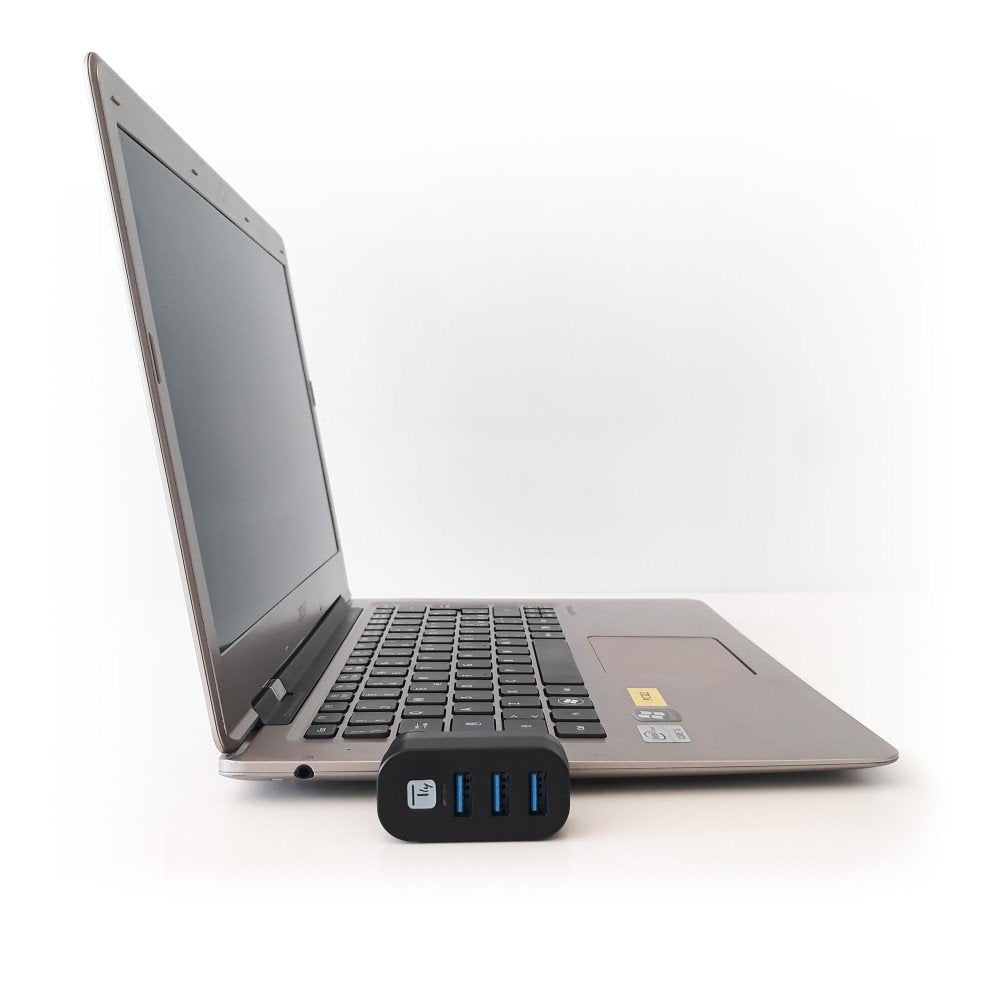 EAN 8059018361766 - Techly IUSB3-HUB3-ROTB hub de interfaz USB 3.2 Gen 1 (3.1 Gen 1) Type-A 5000 Mbit/s Negro imagen 7