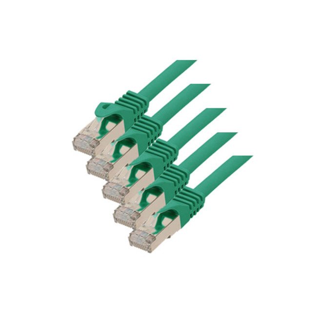 S-Conn Rj45-Rj45, M-M, 1m Cable De Red Verde Cat7 S/Ftp (S-Stp)