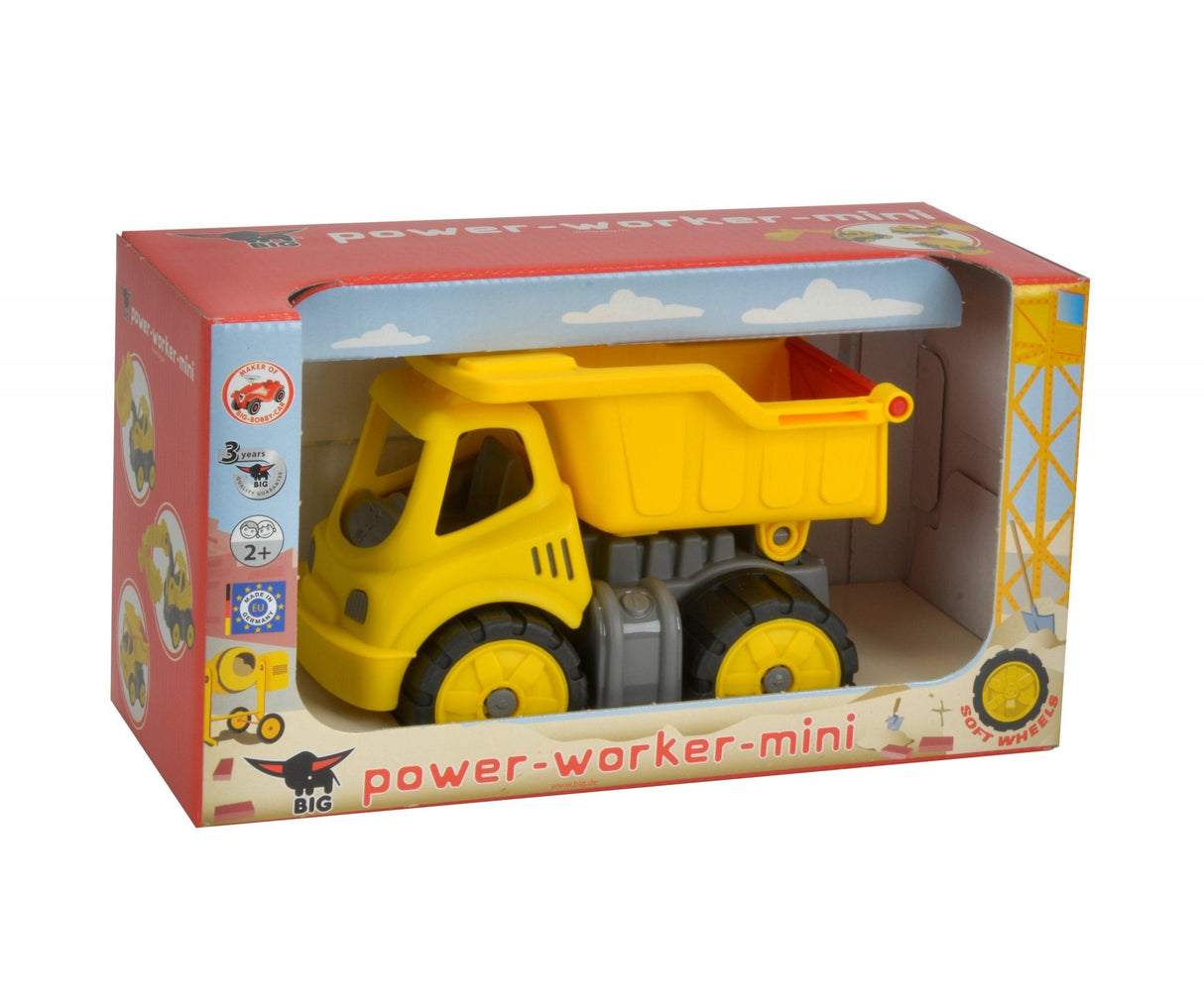 Big Power Worker Mini Tipper, Vehículo De Juguete 800055801