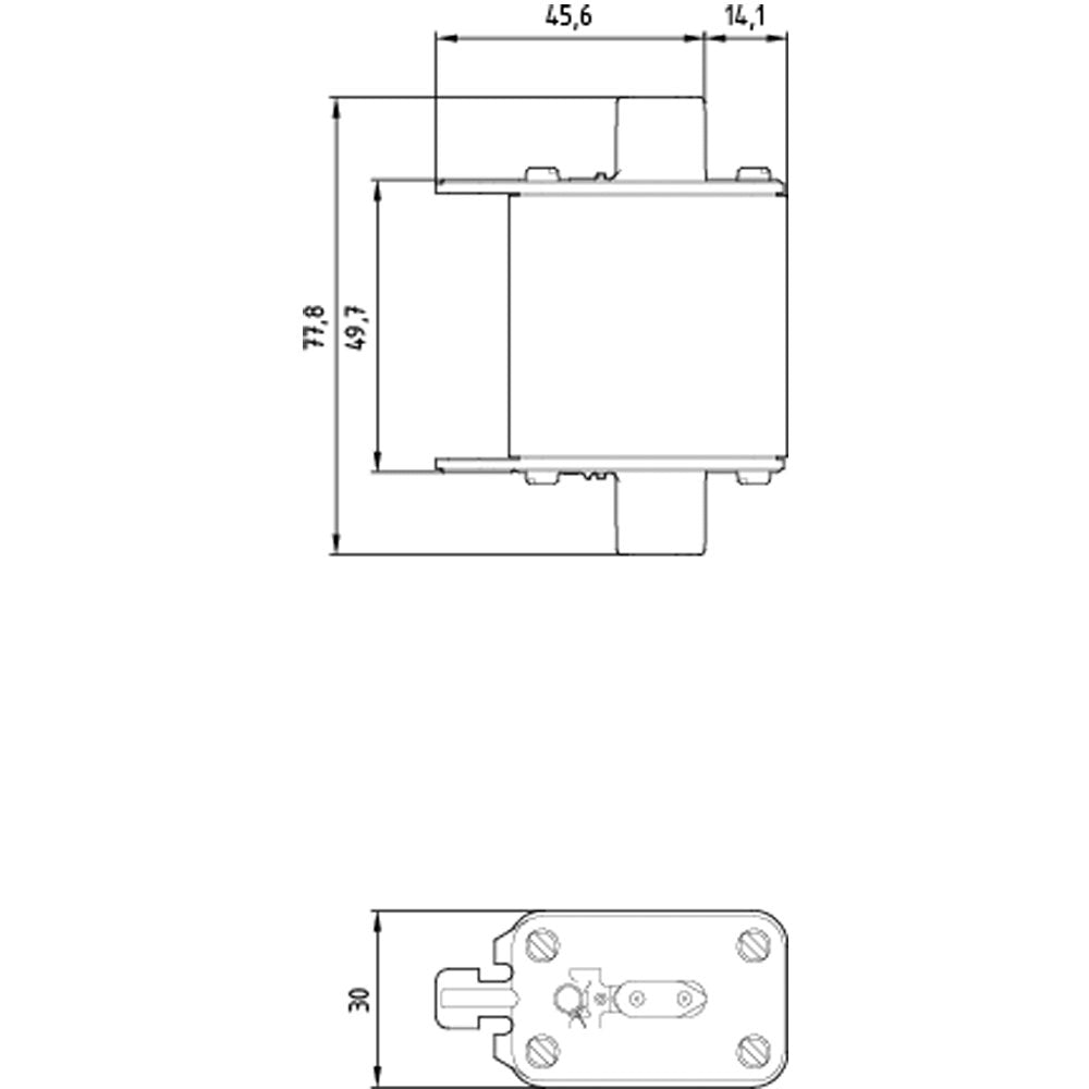 Siemens 3na3832 Nh00 125a 500vac 250dc Gl Gg Sicherung Spannungsfhrend