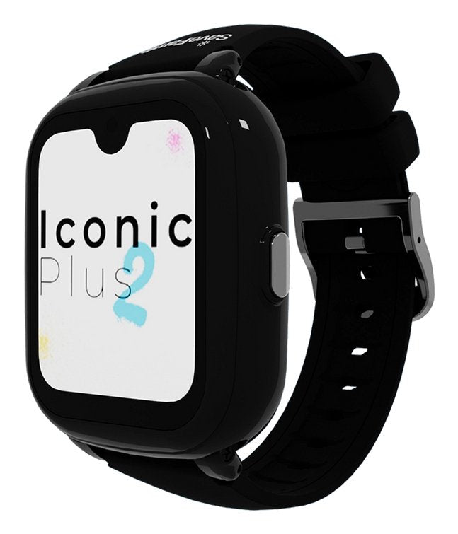 Savefamily Reloj Inteligente Infantil Iconic Plus 2 Con Gps Y Llamada - Ip67 - Bateria 850mah - Ia - Negro