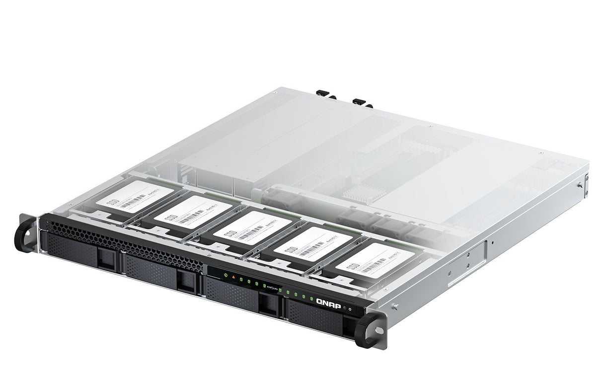 EAN 4711103082300 - QNAP TS-h987XU-RP NAS Bastidor (1U) Intel Xeon E E-2334 16 GB DDR4 QuTS hero Negro, Plata imagen 6