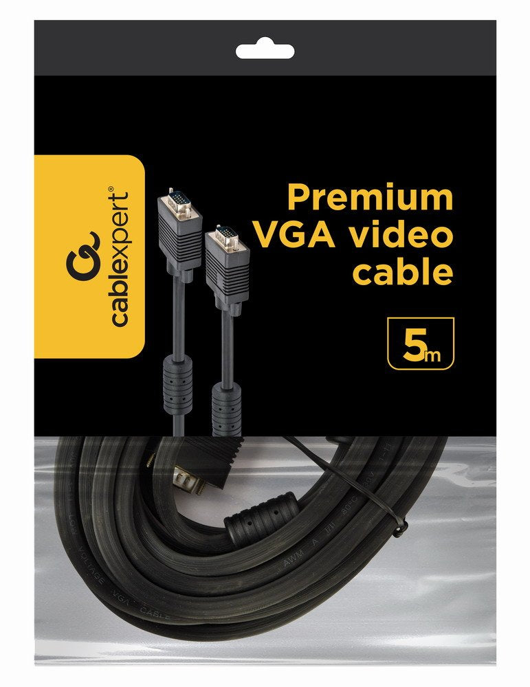 EAN 8716309074193 - Gembird CC-PPVGA-5M-B cable VGA VGA (D-Sub) Negro imagen 2
