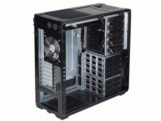 Silverstone Ft01b-W Negra Con Ventana