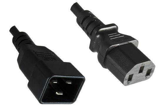 Microconnect Pe030610 Cable De Transmisión Negro 1 M C13 Acoplador C20 Acoplador
