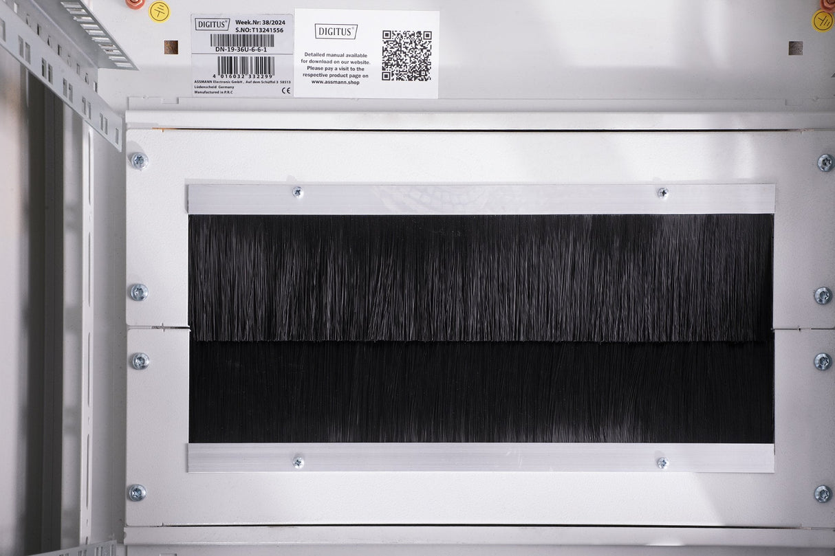 Digitus 36he 600x600mm, Grau, Unique (Speditionsversand)