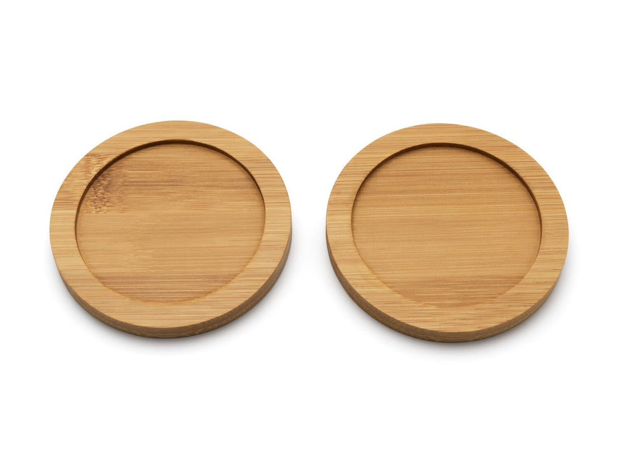 Juego De Tazas De Té Bredemeijer 1x2 200ml Posavasos De Bambú 142013