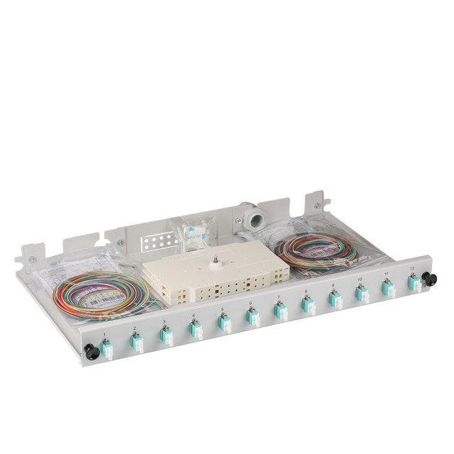 Efb Spleissbox Lc 50 125á Om3 Ausziehbar, 12pigtails 6 Kupp