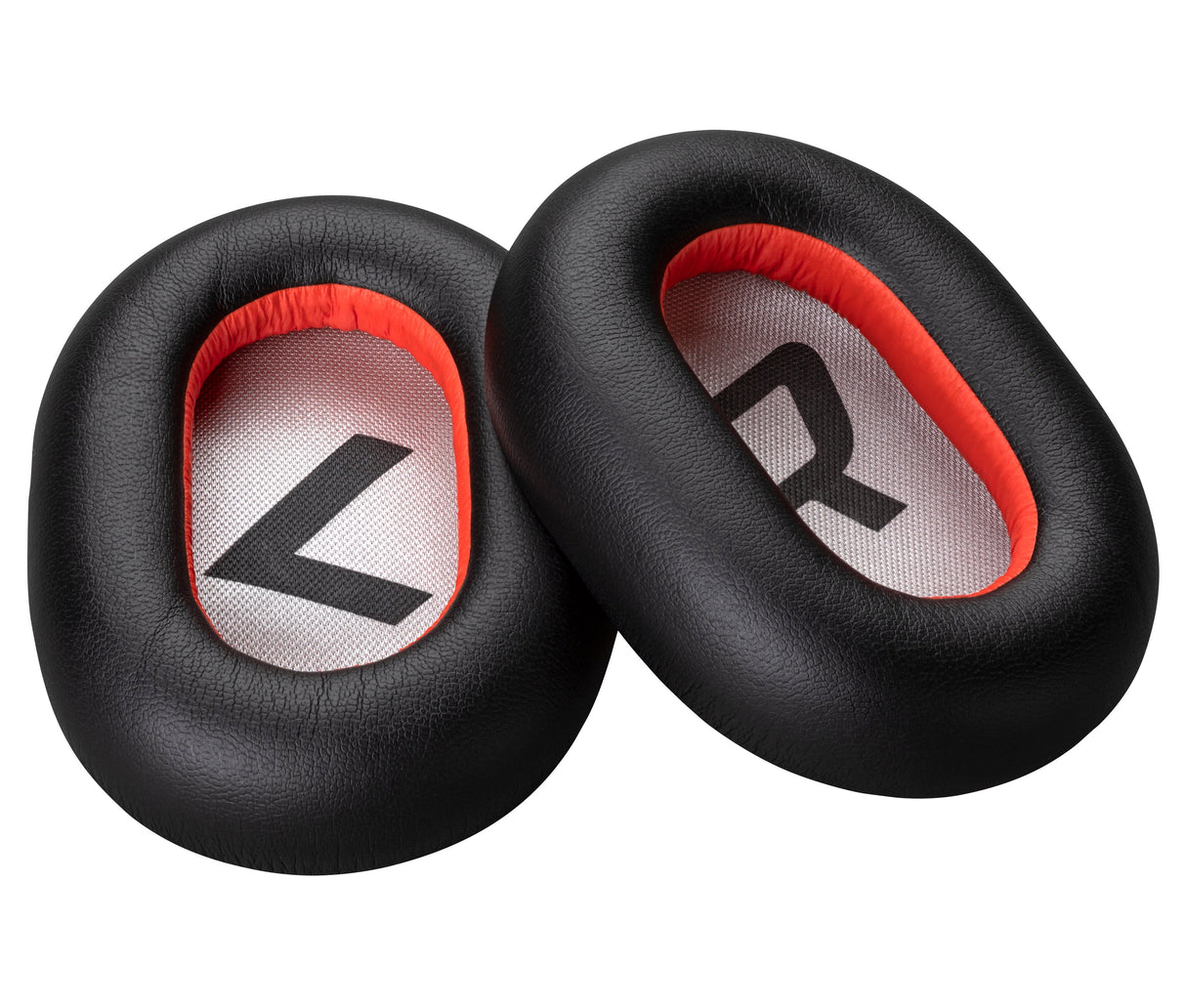 EAN 0017229171749 - HP Poly Voyager 8200 Black Leatherette Ear Cushions (2 Pieces) Juego de fundas protectoras desechables imagen 1