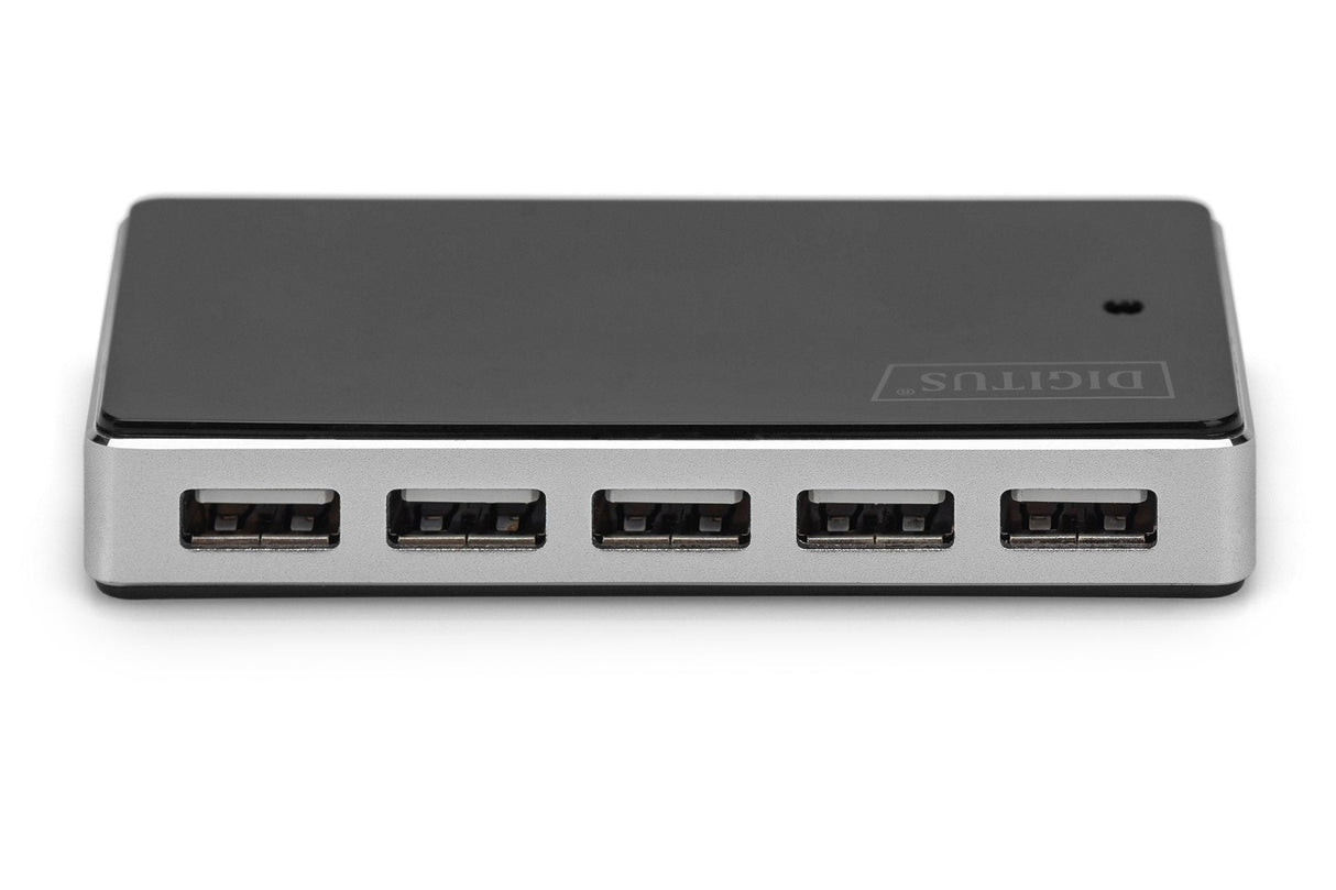 EAN 4016032331445 - Digitus DA-70229 hub de interfaz 480 Mbit/s Negro, Plata imagen 4