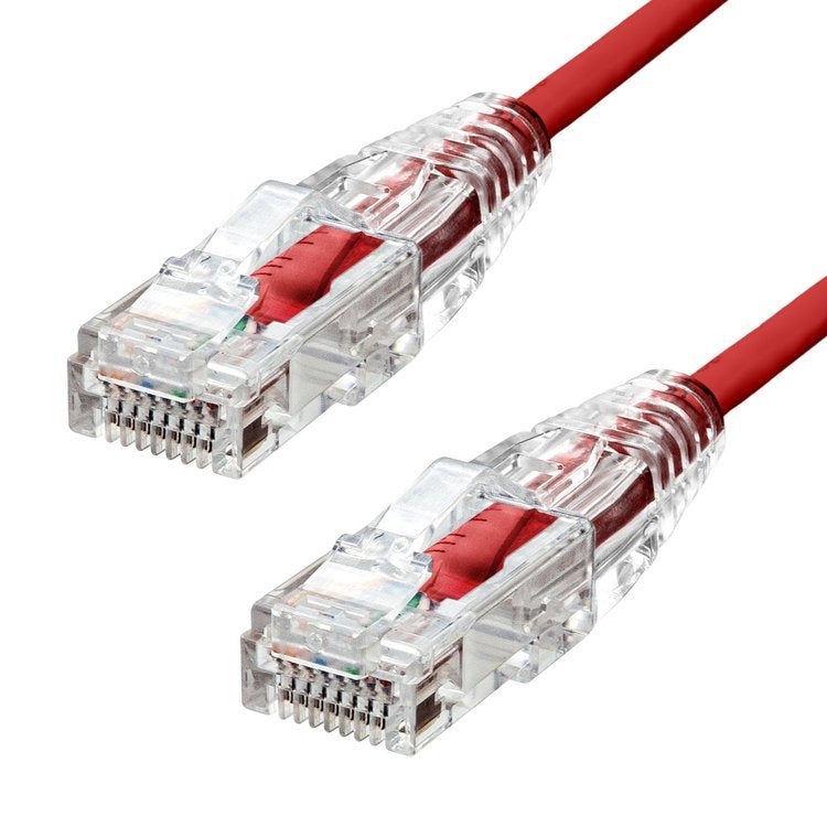 Proxtend Slim U/Utp Cat6 Lszh Awg 28 Red 3m