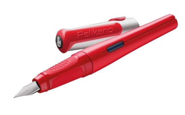 Pelikan Pluma Estilográfica Pelikano P480a Rojo+2gtp B