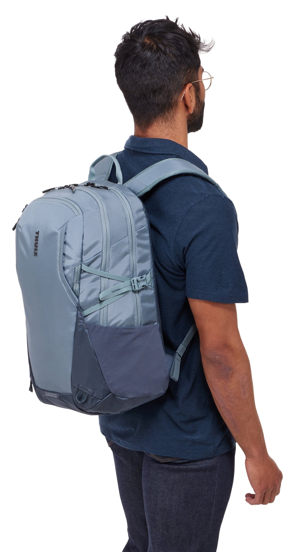 Mochila Thule Enroute Tebp4216 Pond Gray/Dark Slate Informal Gris, Marina Nylon