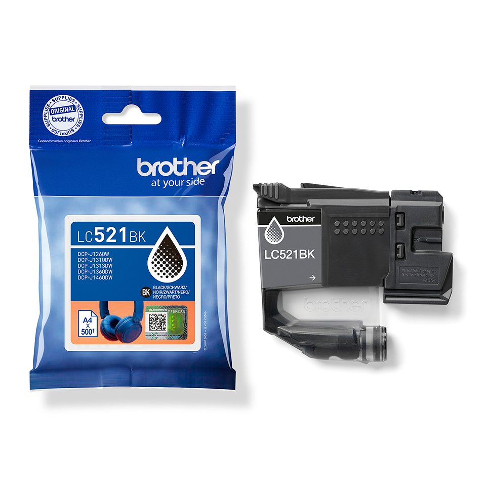 EAN 4977766839174 - Brother LC521BK cartucho de tinta 1 pieza(s) Original Negro imagen 2