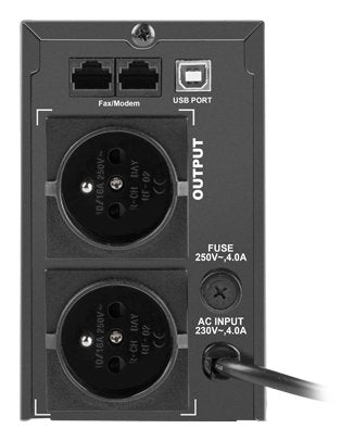EAN 5901969406580 - Armac O/650E/LCD sistema de alimentación ininterrumpida (UPS) Línea interactiva 0,65 kVA 390 W 2 salidas imagen 2