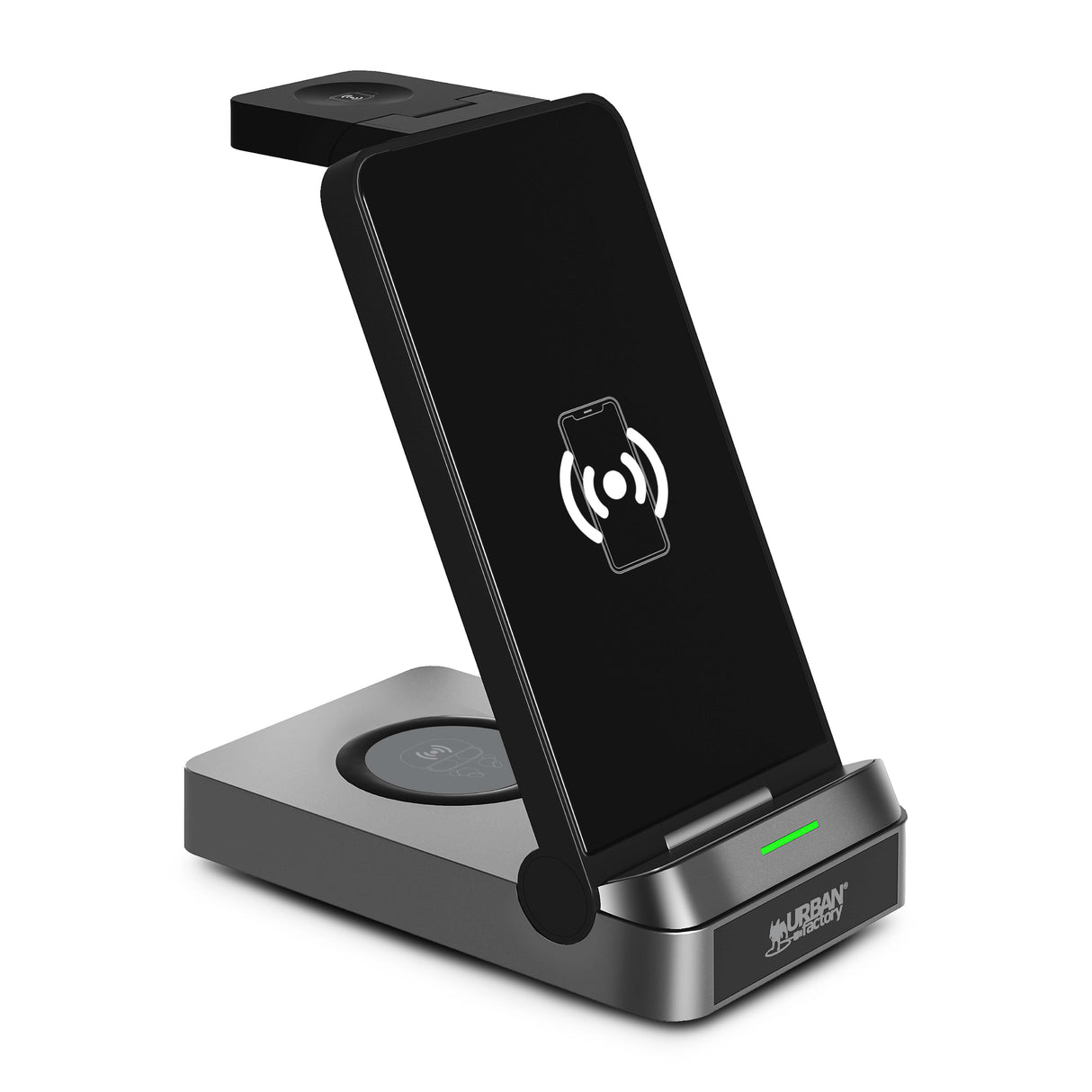 EAN 3760170884165 - Urban Factory SWC40UF cargador de dispositivo móvil Universal Negro USB Cargador inalámbrico Carga rápida imagen 3