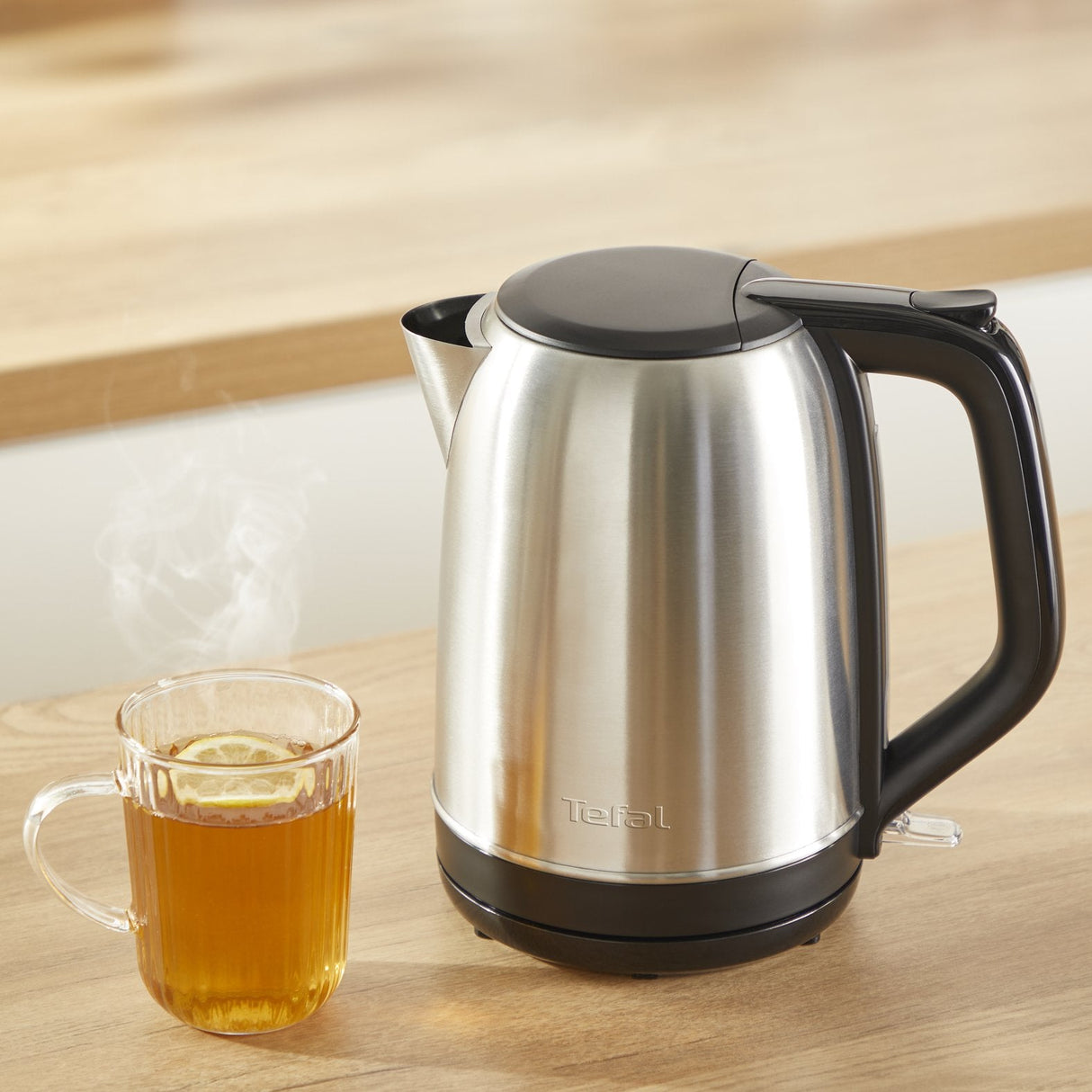 Tefal Ko5s0de Subito (Edelstahl/Negro, 2.400 Watt, 1,7 Liter) Ko5s0de