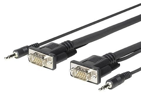 Vivolink Provgamcs1.8 Adaptador De Cable De Vídeo 1,8 M Vga (D-Sub) + 3,5mm Negro
