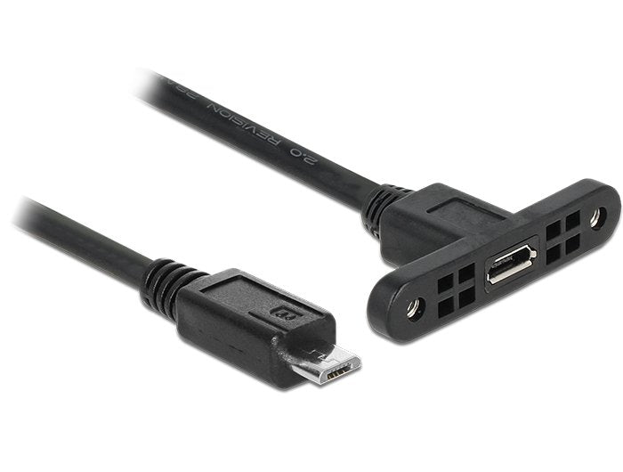 Delock Cable Usb 2.0 Micro-B Hembra Am Einbau > Usb 2.0 Mic