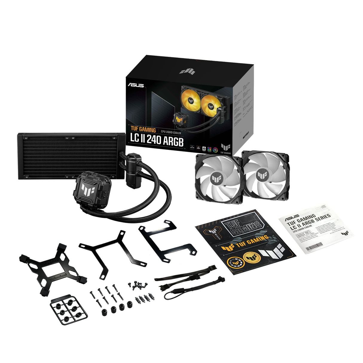 EAN 4711387299166 - ASUS TUF GAMING LC II 240 ARGB Procesador Kit de refrigeración líquida 12 cm Negro imagen 6