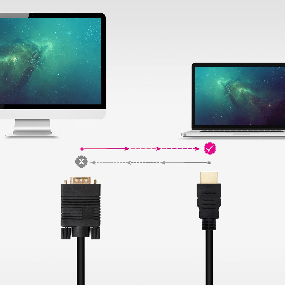 EAN 8433281013827 - Nanocable 10.15.4348 adaptador de cable de vídeo 1,8 m HDMI tipo A (Estándar) VGA (D-Sub) imagen 4