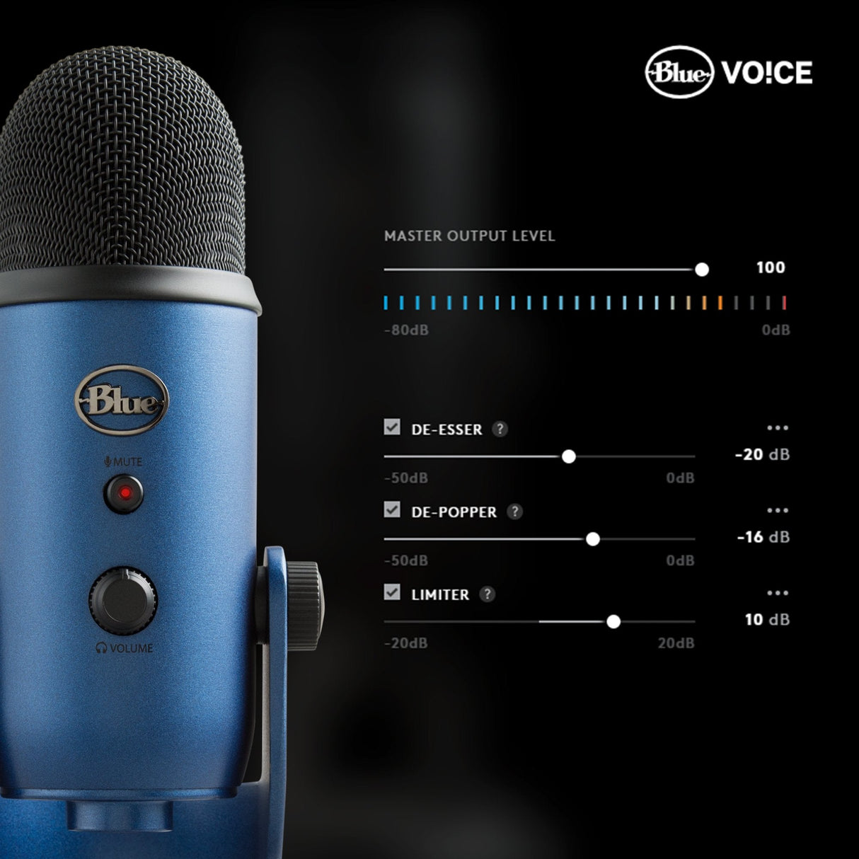 Blue Yeti Usb Mic Midnight Blue Emea