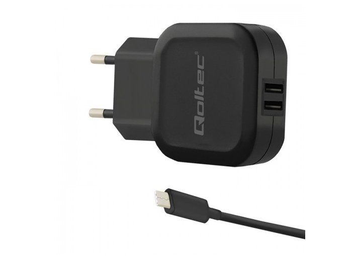 Cargador De Pared Qoltec 50188 3400 Ma 17 W Usb Usb Tipo C